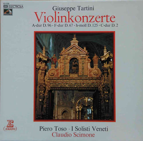 Cover Tartini*, Piero Toso, I Solisti Veneti, Claudio Scimone - Violinkonzerte (LP, Club) Schallplatten Ankauf