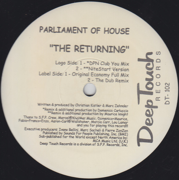 Cover Parliament Of House - The Returning (12) Schallplatten Ankauf