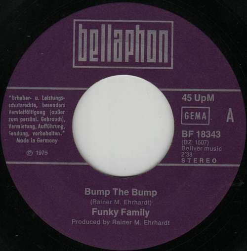 Cover Funky Family (3) - Bump The Bump (7, Single) Schallplatten Ankauf