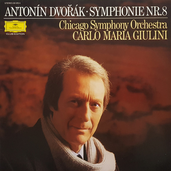 Cover Antonín Dvořák - Chicago Symphony Orchestra* / Carlo Maria Giulini - Symphonie Nr. 8 (LP, Album, Clu) Schallplatten Ankauf