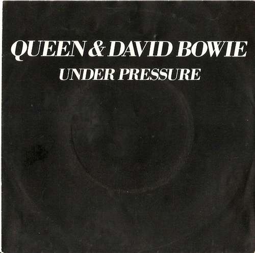 Cover Queen & David Bowie - Under Pressure (7, Single, Whi) Schallplatten Ankauf