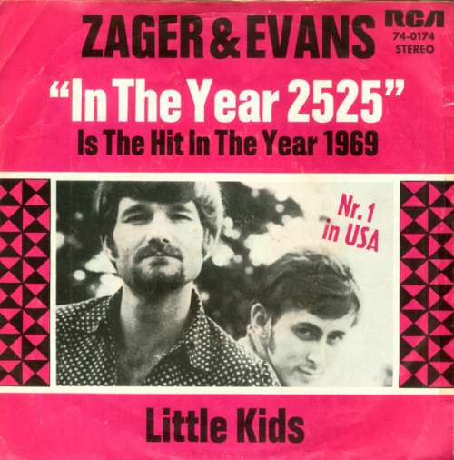 Cover Zager & Evans - In The Year 2525 (7, Single) Schallplatten Ankauf