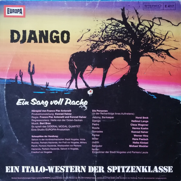 Cover Franco Pier Antonelli - Django - Ein Sarg Voll Rache (LP) Schallplatten Ankauf