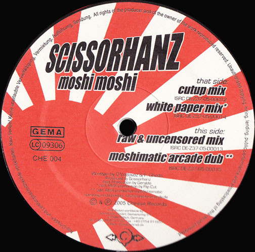 Cover Scissorhanz - Moshi Moshi (12) Schallplatten Ankauf
