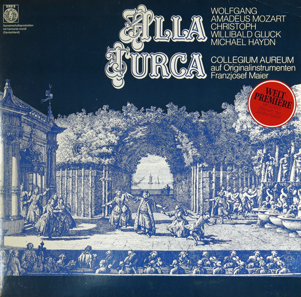 Cover W.A. Mozart*, C.W. Gluck*, M. Haydn* ; Collegium Aureum, Franzjosef Maier - Alla Turca (LP) Schallplatten Ankauf
