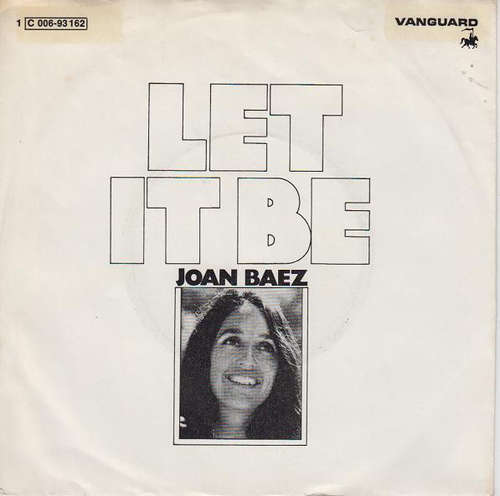 Cover Joan Baez - Let It Be (7, Mono) Schallplatten Ankauf