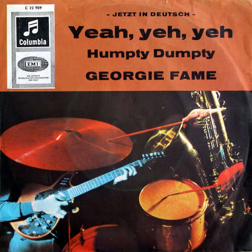 Cover Georgie Fame - Yeah, Yeh, Yeh - Jetzt In Deutsch - (7, Single) Schallplatten Ankauf