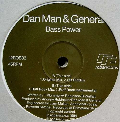 Cover Dan Man & General (3) - Bass Power (12) Schallplatten Ankauf