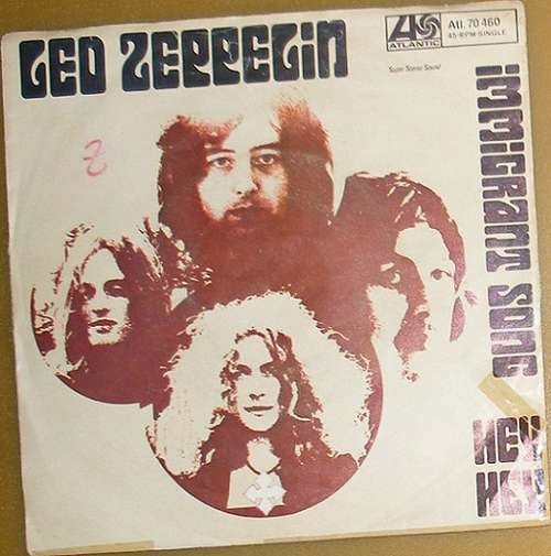 Cover Led Zeppelin - Immigrant Song / Hey Hey (7, Single) Schallplatten Ankauf