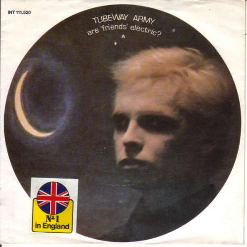 Cover Tubeway Army - Are 'Friends' Electric? (7, Single) Schallplatten Ankauf