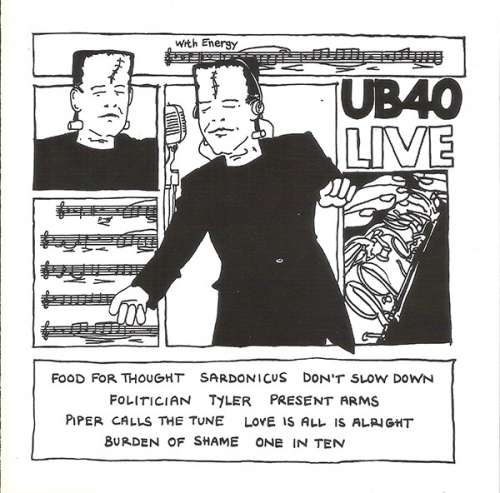 Cover UB40 - Live (CD, Album) Schallplatten Ankauf