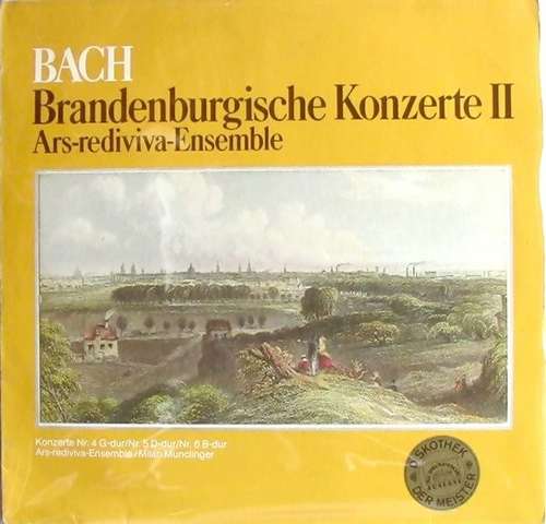 Cover Ars Rediviva Ensemble - Bach Brandenburgische Konzerte II (LP) Schallplatten Ankauf