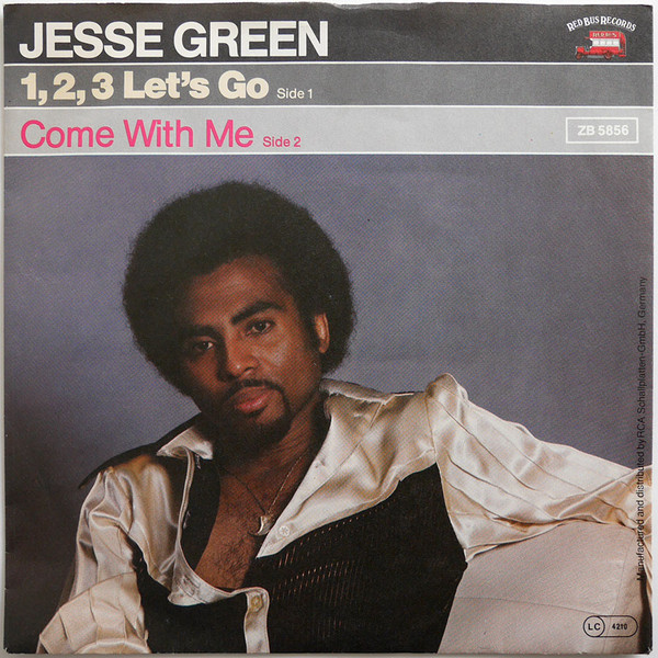 Cover Jesse Green - 1, 2, 3, Let's Go / Come With Me  (7, Single) Schallplatten Ankauf
