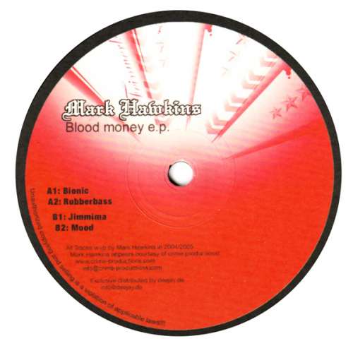 Cover Mark Hawkins - Blood Money E.P. (12, EP) Schallplatten Ankauf