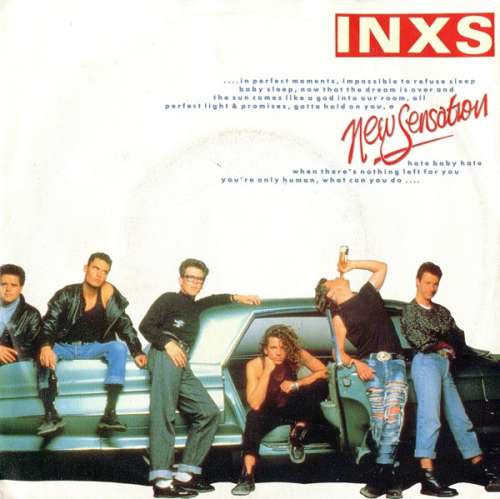 Cover INXS - New Sensation (7, Single) Schallplatten Ankauf