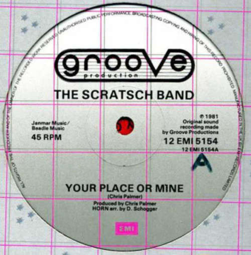 Cover The Scratsch Band - Your Place Or Mine (12) Schallplatten Ankauf
