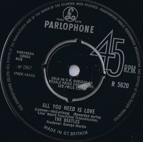 Bild The Beatles - All You Need Is Love (7, Single) Schallplatten Ankauf