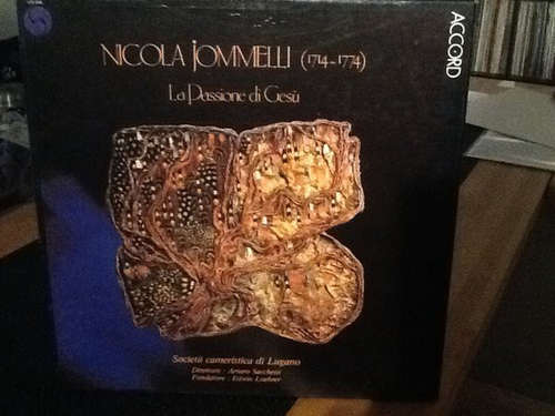 Cover Nicola Jommelli* - La Passione Di Gesu (3xLP, Album + Box) Schallplatten Ankauf