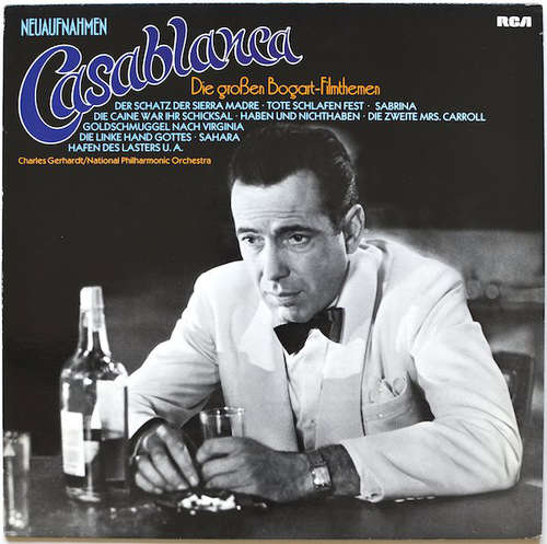 Cover Charles Gerhardt / National Philharmonic Orchestra - Casablanca (Die Großen Bogart-Filmthemen) (LP) Schallplatten Ankauf