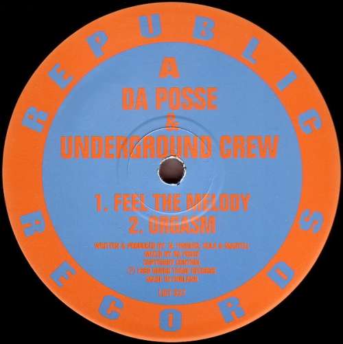 Cover Da Posse & Underground Crew* - Feel The Melody (12, EP) Schallplatten Ankauf