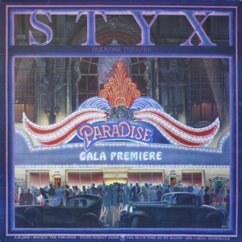 Cover Styx - Paradise Theatre (LP, Album, Gat) Schallplatten Ankauf