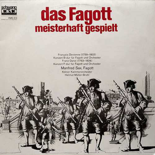 Cover Kölner Kammerorchester, Helmut Müller-Brühl, Manfred Sax - Das Fagott, Meisterhaft Gespielt (LP) Schallplatten Ankauf