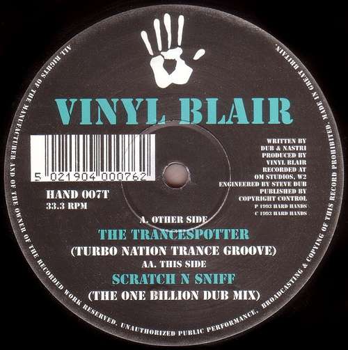 Cover Vinyl Blair - The Trancespotter / Scratch N Sniff (12) Schallplatten Ankauf