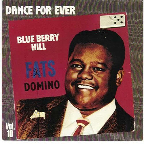 Cover Fats Domino - Blue Berry Hill (7, Single, RE) Schallplatten Ankauf