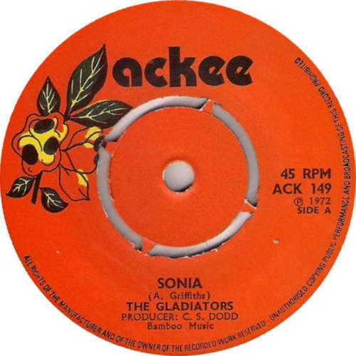 Cover The Gladiators - Sonia (7) Schallplatten Ankauf