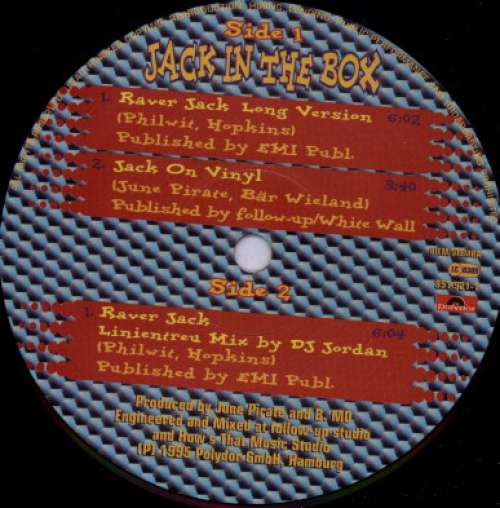 Cover Raver Jack Schallplatten Ankauf