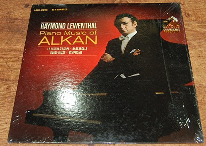 Cover Alkan*, Raymond Lewenthal - Piano Music Of Alkan: Le Festin D'Ésope • Barcarolle • Quasi-Faust • Symphonie (LP, Album) Schallplatten Ankauf