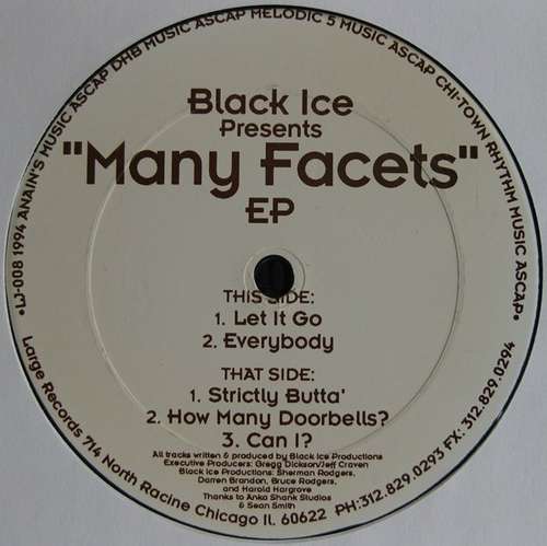 Cover Black Ice* - Many Facets EP (12, EP) Schallplatten Ankauf