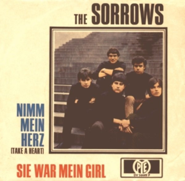 Cover The Sorrows - Nimm Mein Herz (Take A Heart) / Sie War Mein Girl (7, Single) Schallplatten Ankauf