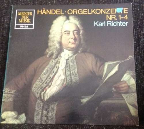 Cover Händel*, Karl Richter - Orgelkonzerte Nr. 1-4 (LP) Schallplatten Ankauf