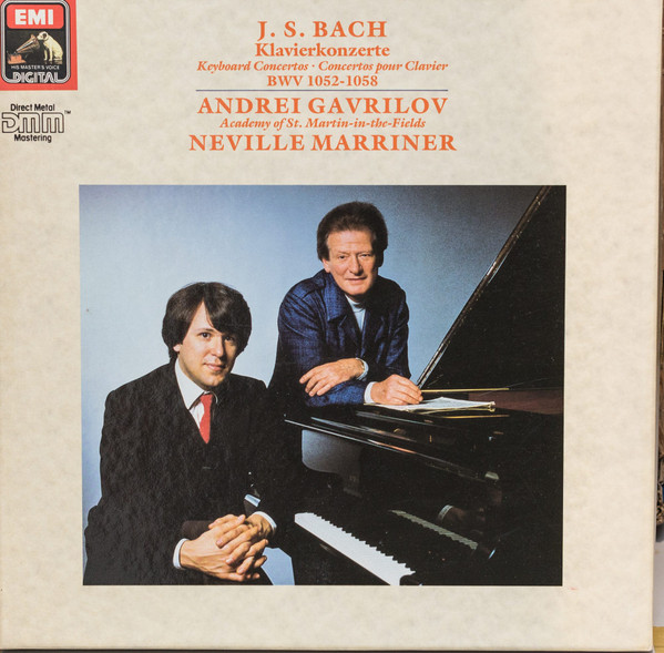 Cover J. S. Bach*, Andrei Gavrilov, Academy Of St. Martin-in-the-Fields*, Neville Marriner* - Klavierkonzerte - Keyboard Concertos - Concertos Pour Clavier BWV 1052-1058 (2xLP + Box) Schallplatten Ankauf