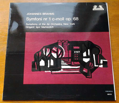 Cover Johannes Brahms, Igor Markevitch - Symfoni Nr 1 C-Moll Op. 68 (LP) Schallplatten Ankauf