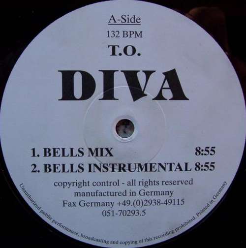 Cover T.O. - Diva (12) Schallplatten Ankauf