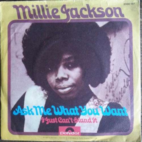 Cover Millie Jackson - Ask Me What You Want / I Just Can't Stand It (7, Single) Schallplatten Ankauf