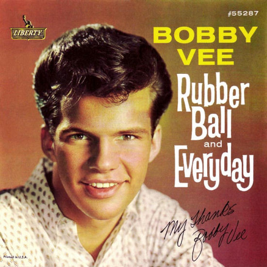 Cover Bobby Vee - Rubber Ball / Everyday (7, Single, Styrene, Mon) Schallplatten Ankauf