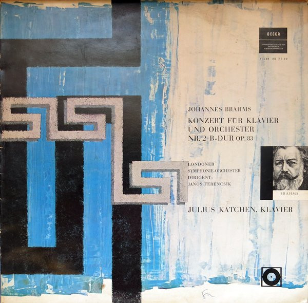 Cover Johannes Brahms / Julius Katchen, Londoner Symphonie-Orchester*, Janos Ferencsik* - Konzert Für Klavier Und Orchester Nr.2 B-Dur Op. 83 (LP, Club) Schallplatten Ankauf
