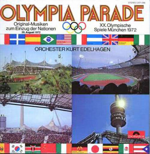 Cover Orchester Kurt Edelhagen - Olympia Parade (Original-Musiken Zum Einzug Der Nationen 26. August 1972) (LP) Schallplatten Ankauf