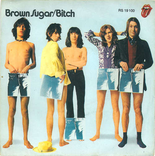 Cover The Rolling Stones - Brown Sugar / Bitch (7, Single) Schallplatten Ankauf