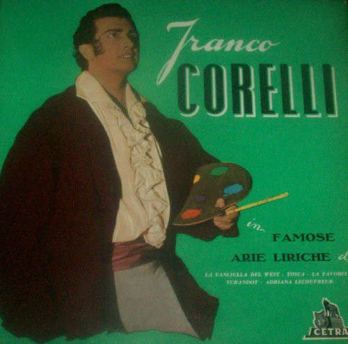 Cover Franco Corelli - Famose Arie Liriche (10) Schallplatten Ankauf