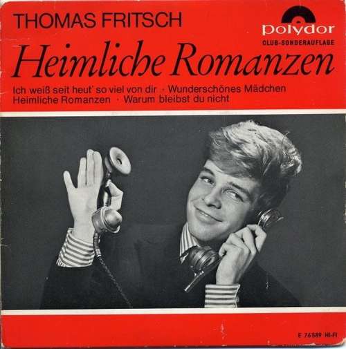 Cover Thomas Fritsch - Heimliche Romanzen (7, EP, Club) Schallplatten Ankauf