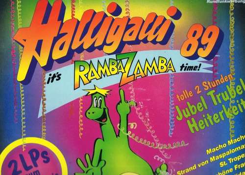 Cover Rudi Ramba Und Seine Party Tiger - Halligalli 89 (It's Ramba Zamba Time] (2xLP, Comp) Schallplatten Ankauf