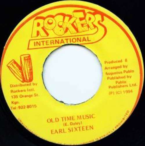 Cover Earl Sixteen - Old Time Music (7) Schallplatten Ankauf