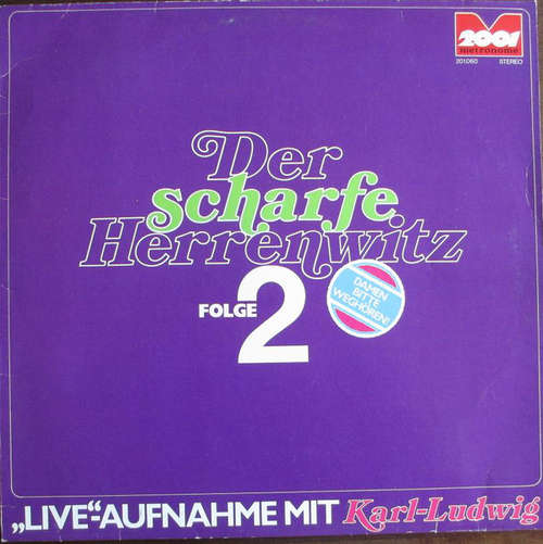 Cover Karl-Ludwig - Der Scharfe Herrenwitz Folge 2 (LP) Schallplatten Ankauf