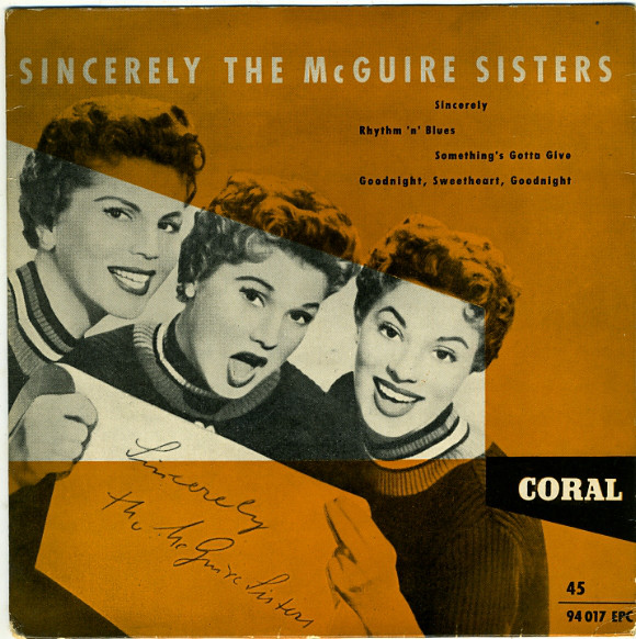 Cover The McGuire Sisters* - Sincerely (7, EP) Schallplatten Ankauf