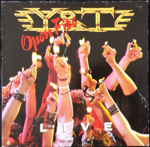 Cover Y & T - Open Fire (LP, Album) Schallplatten Ankauf