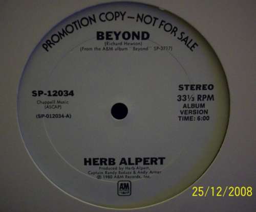 Cover Herb Alpert - Beyond (12, Promo) Schallplatten Ankauf